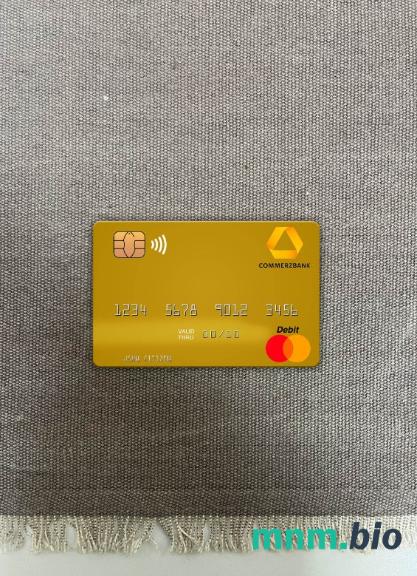 Germany Commerz bank wygląd zdjęcia mastercard skan PSD + zdjęcie